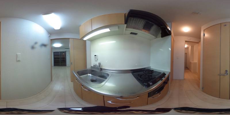 パノラマ画像キッチン