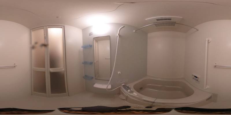 パノラマ画像バスルーム