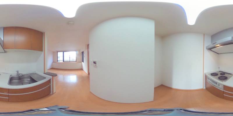 パノラマ画像キッチン