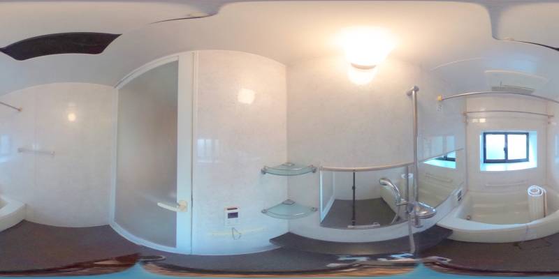 パノラマ画像バスルーム