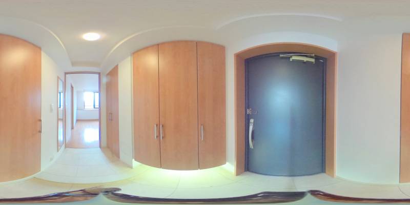 パノラマ画像玄関