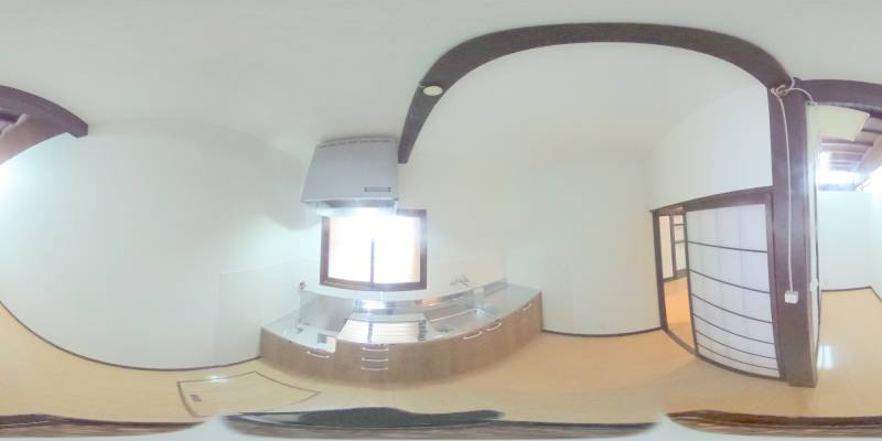 パノラマ画像キッチン