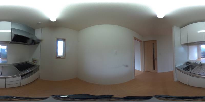 パノラマ画像キッチン