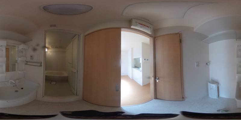 パノラマ画像洗面所