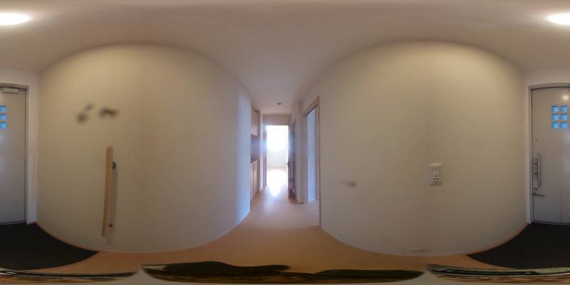 パノラマ画像玄関