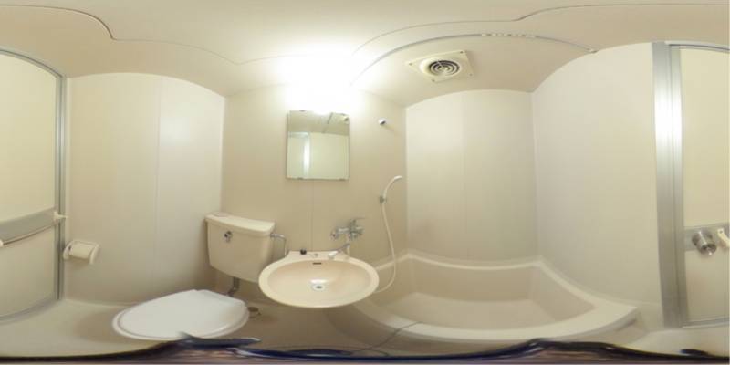 パノラマ画像バスルーム