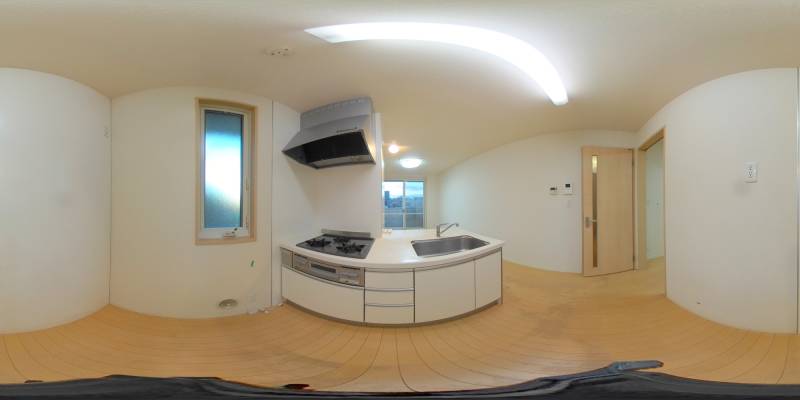 パノラマ画像キッチン