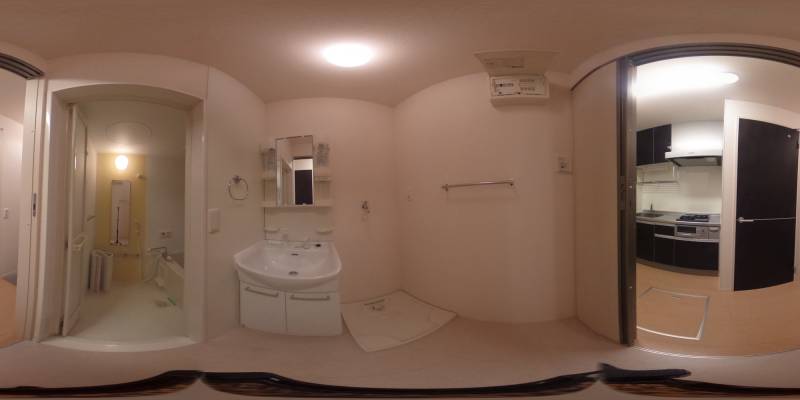 パノラマ画像洗面所