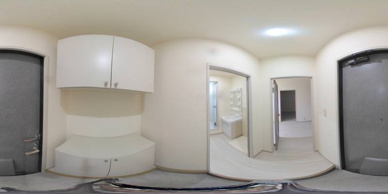 パノラマ画像玄関