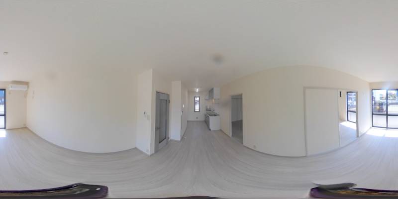 パノラマ画像リビング