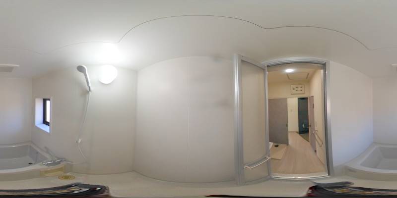 パノラマ画像バスルーム