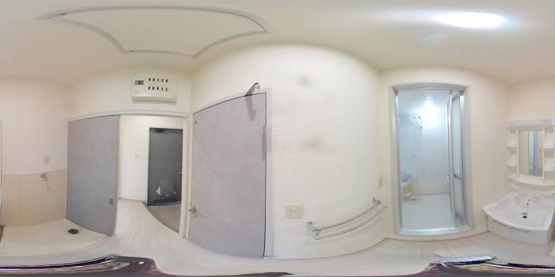 パノラマ画像洗面所