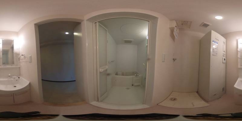 パノラマ画像洗面所