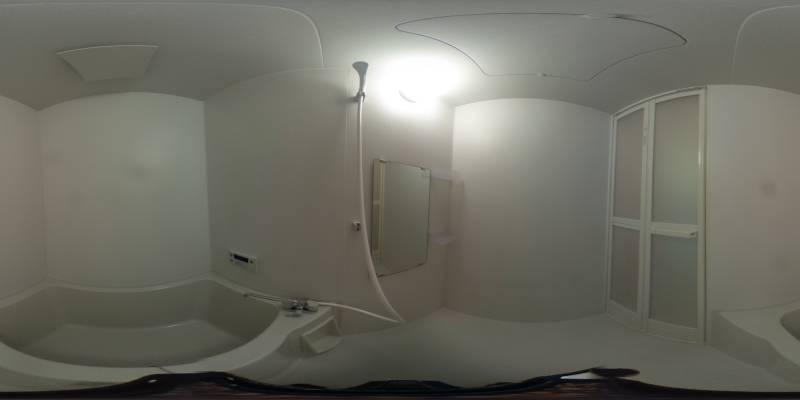 パノラマ画像バスルーム