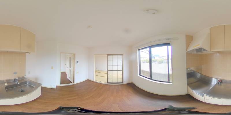 パノラマ画像キッチン