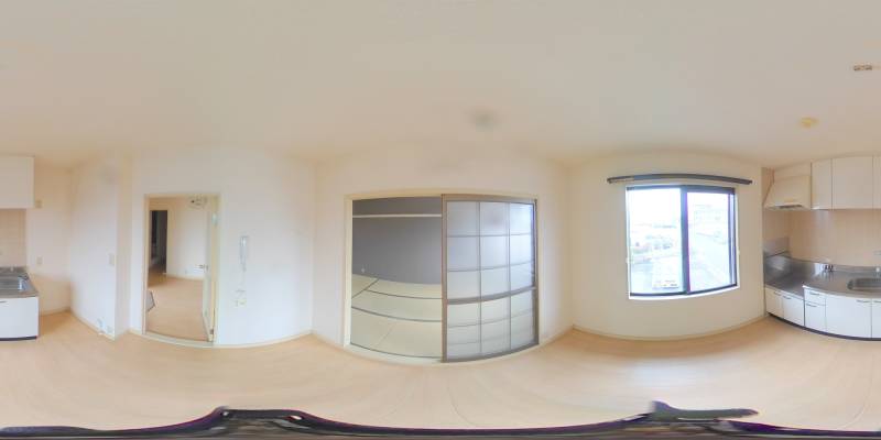 パノラマ画像リビング