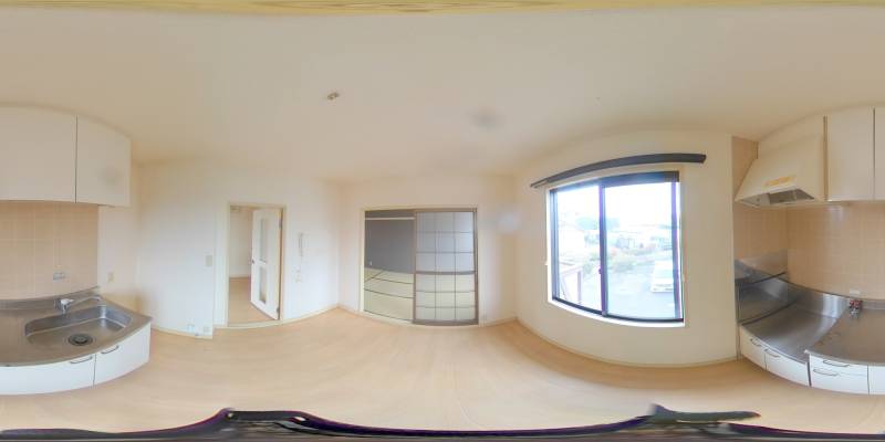 パノラマ画像キッチン