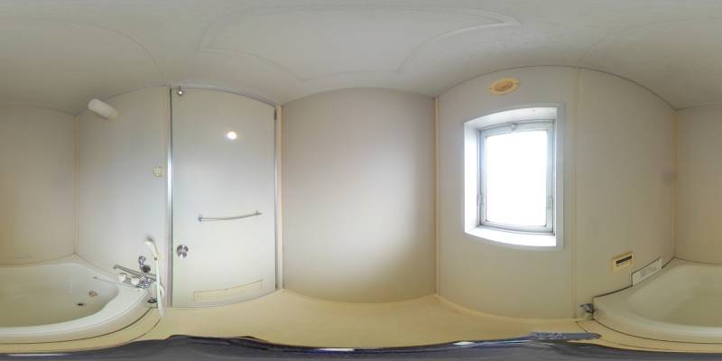 パノラマ画像バスルーム