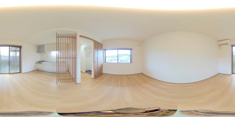 パノラマ画像洋室