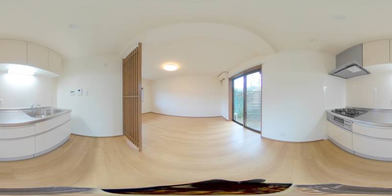 パノラマ画像キッチン