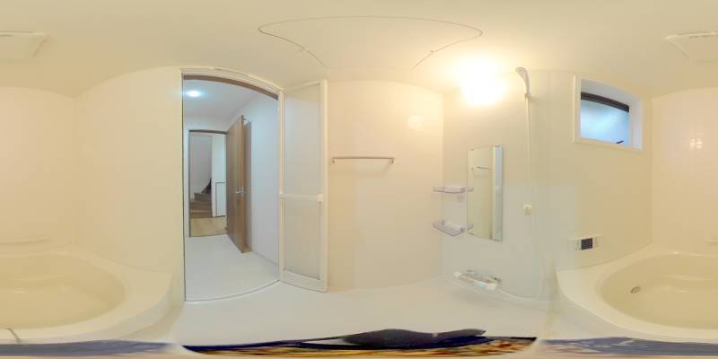 パノラマ画像バスルーム