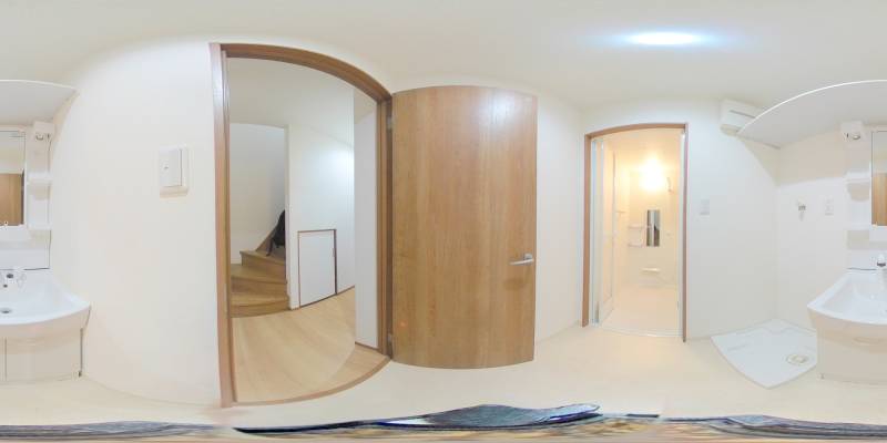 パノラマ画像洗面所