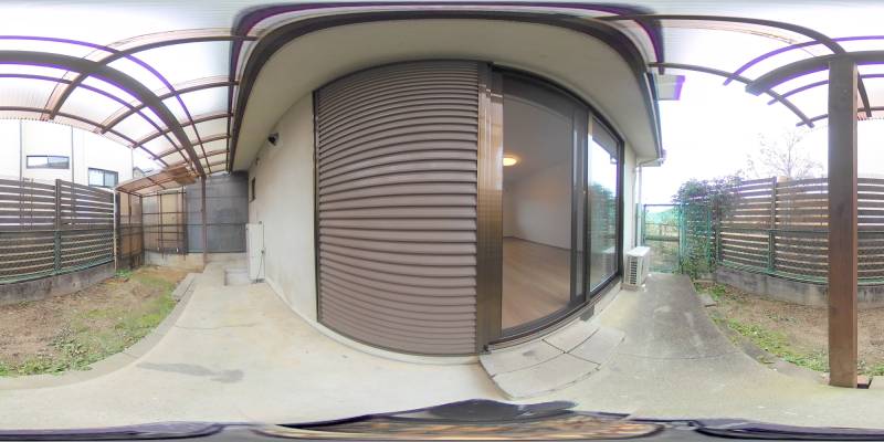 パノラマ画像庭