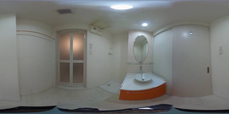 パノラマ画像洗面所