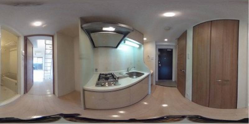 パノラマ画像キッチン