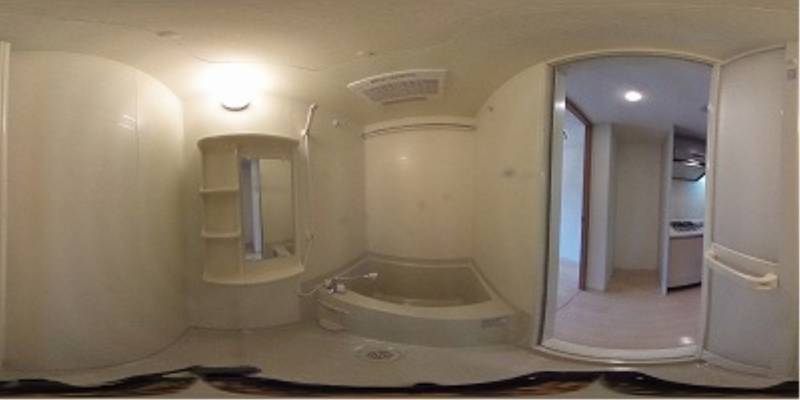 パノラマ画像バスルーム