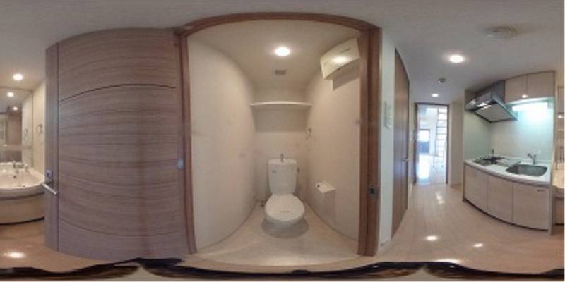 パノラマ画像トイレ