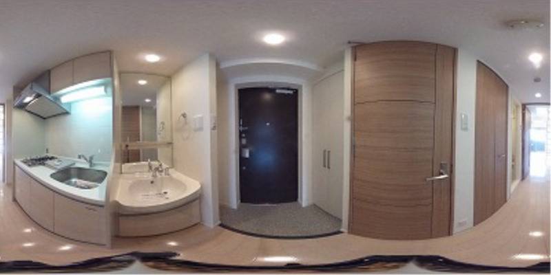 パノラマ画像玄関