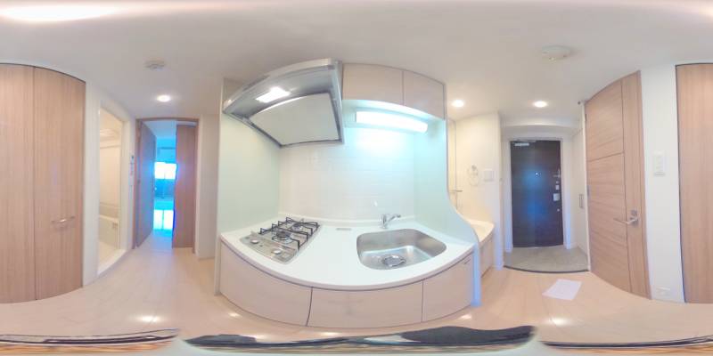 パノラマ画像キッチン