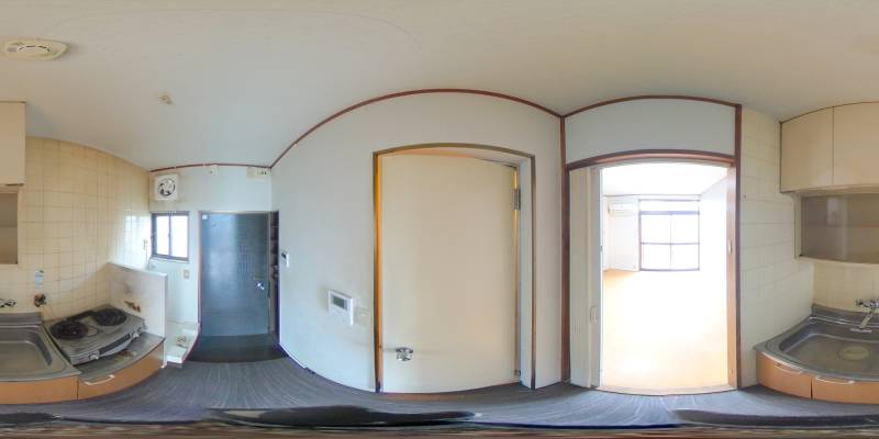 パノラマ画像キッチン