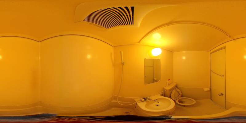 パノラマ画像バスルーム