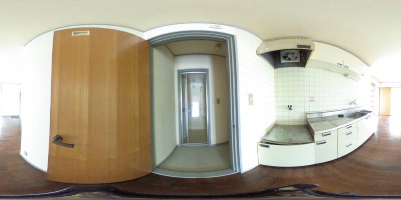 パノラマ画像キッチン