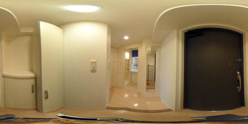 パノラマ画像玄関