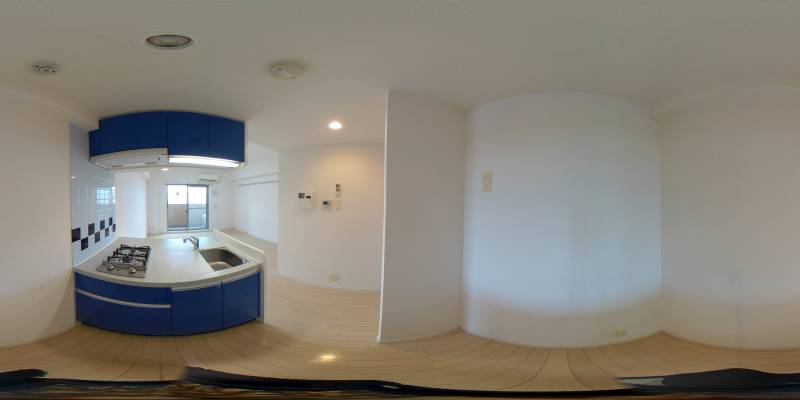 パノラマ画像キッチン