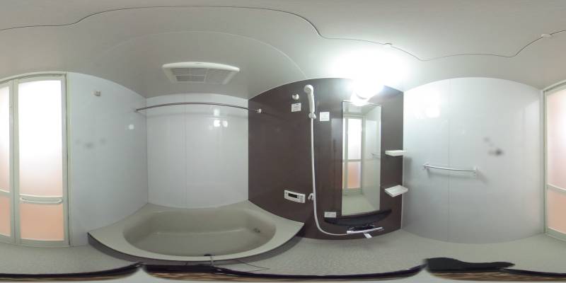 パノラマ画像バスルーム