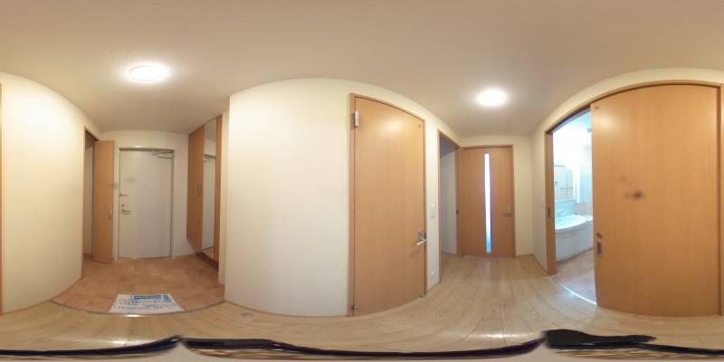 パノラマ画像玄関