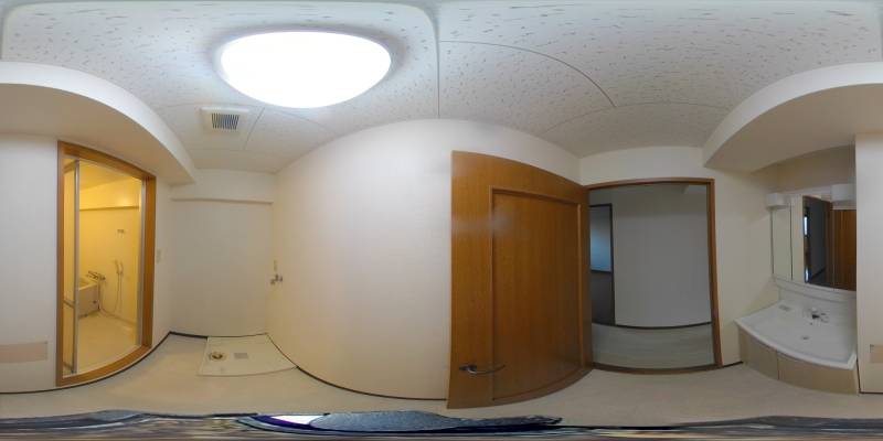 パノラマ画像洗面所