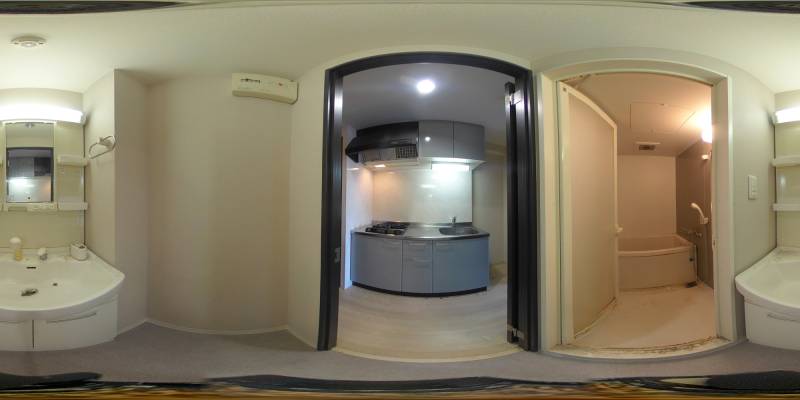 パノラマ画像洗面所