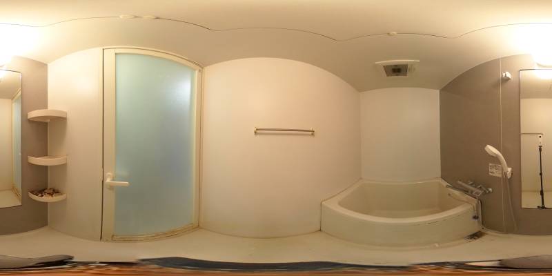 パノラマ画像バスルーム