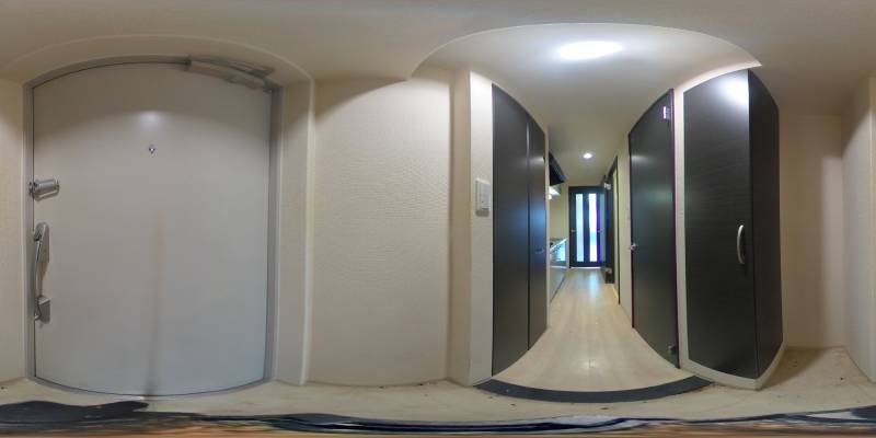 パノラマ画像玄関