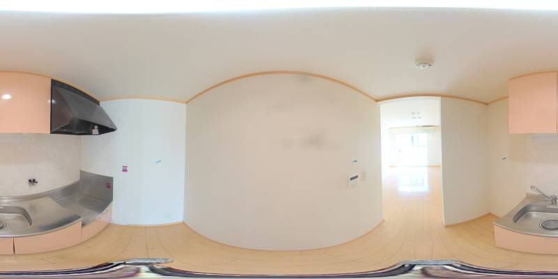 パノラマ画像キッチン