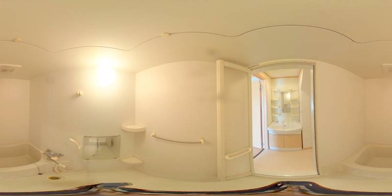 パノラマ画像バスルーム