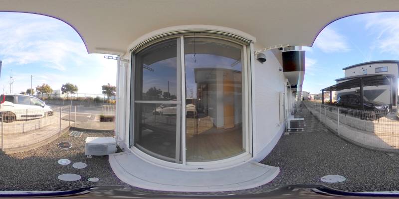 パノラマ画像バルコニー