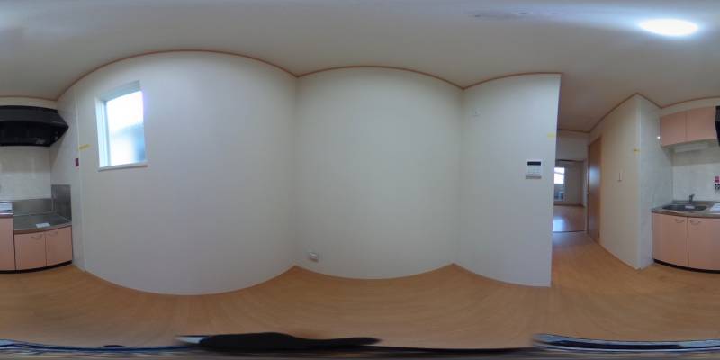 パノラマ画像キッチン