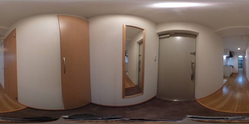 パノラマ画像玄関