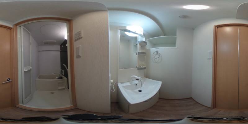 パノラマ画像洗面所